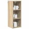vidaXL H&auml;ngeschrank Sonoma-Eiche 30 x 29,5 x 80 cm Holzwerkstoff