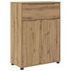 vidaXL Badezimmerschrank Artisan-Eiche 72,5 x 36,5 x 100 cm
