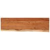 vidaXL Wandregal 60x20x3,8 cm Rechteckig Massivholz Akazie Baumkante