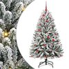 vidaXL K&uuml;nstlicher Weihnachtsbaum 150 cm 150 LEDs Warmes Wei&szlig;