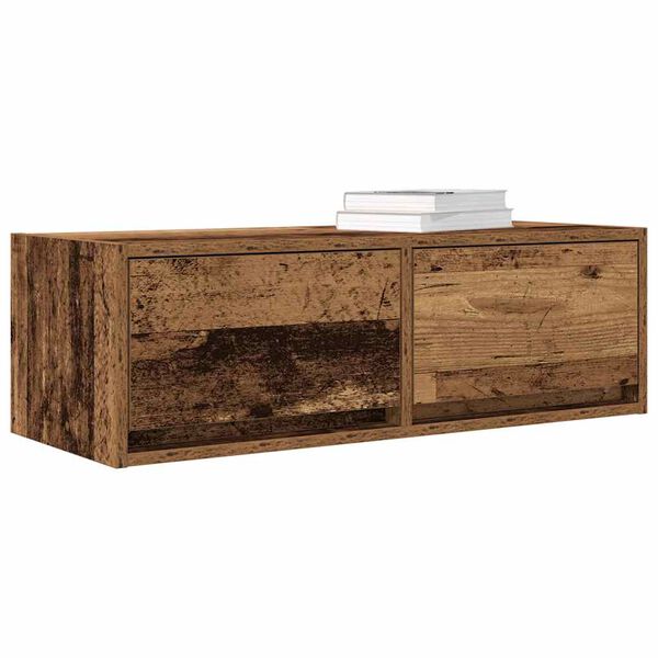 vidaXL TV-Schrank Altholz-Optik 80x31x25,5 cm Holzwerkstoff