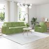 vidaXL Sofa Set 2 pcs Hellgr&uuml;n 228 x 78 x 80 cm Samt