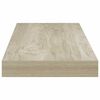 vidaXL Schwebende Wandregale 4 Stk. Eichefarben 60x23,5x3,8cm MDF