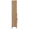 vidaXL Highboard Artisan-Eiche 69,5 x 34 x 180 cm Holzwerkstoff