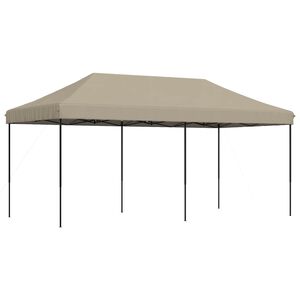 vidaXL Partyzelt 292 x 580 x 315 cm Taupe Oxford-Stoff