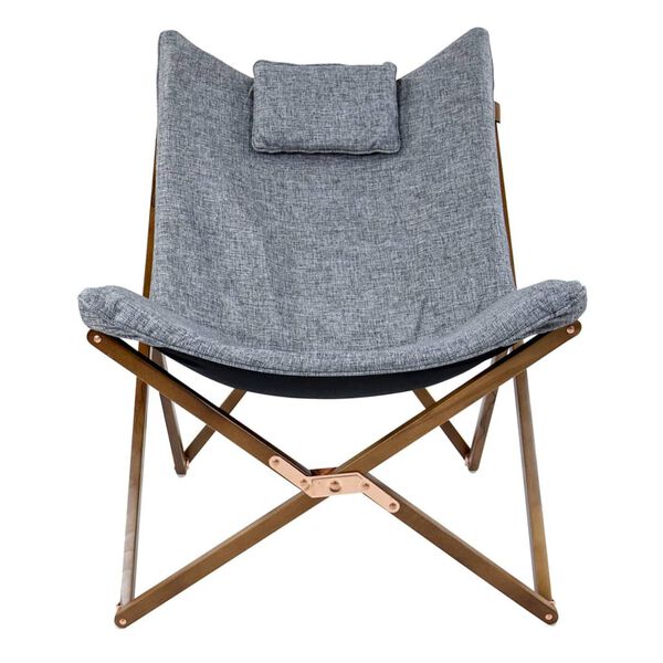 Bo-Camp Relaxstuhl Bloomsbury M Grau