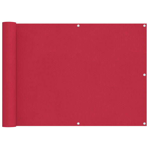 vidaXL Balkonsichtschutz Bordeauxrot 75 x 200 cm