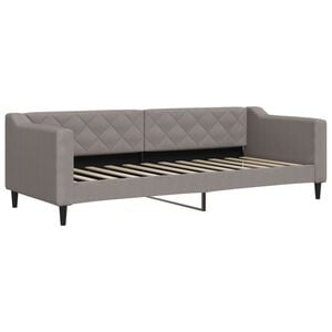 vidaXL Tagesbett Taupe 80x200 cm Stoff