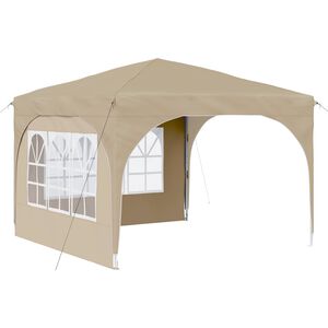 vidaXL Pop-up Partyzelt 290 x 290 x 245 cm Creme
