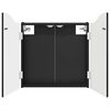 vidaXL Dartboard Schrank Schwarz 56 x 12 x 63 cm Holzwerkstoff