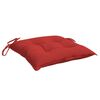 vidaXL Stuhlkissen 4 Stk. Rot 50x50x7 cm Oxford-Gewebe