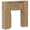 vidaXL Kaminumrandung Artisan-Eiche 93 x 20 x 89 cm Holzwerkstoff