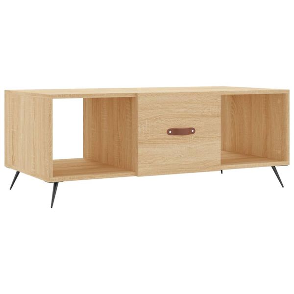 vidaXL Couchtisch Sonoma-Eiche 102x50x40 cm Holzwerkstoff