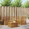 vidaXL Sofagarnituren 5 pcs Natur Massivholz Akazie