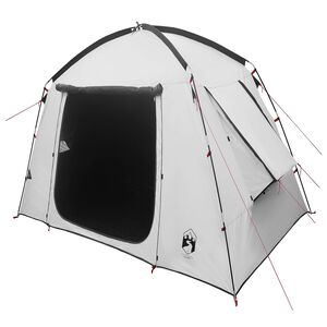 vidaXL H&uuml;tten-Zelt 3 Personen Wei&szlig; Blackout Polyester