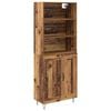 vidaXL Highboard 2 stk. Altholz 69,5 x 34 x 180 cm