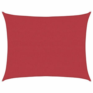 vidaXL Sonnensegel 160 g/m&sup2; Rot 6x8 m HDPE