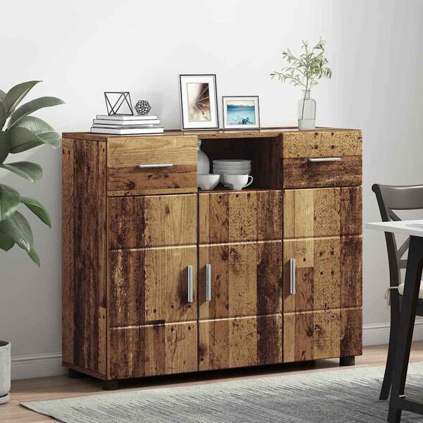 vidaXL Holzschrank Altholz 88,5 x 30,5 x 73 cm Holzwerkstoff