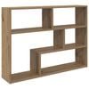 vidaXL Wandregal Wandhalterung Braun 95 x 20 x 69,5 cm Holzwerkstoff