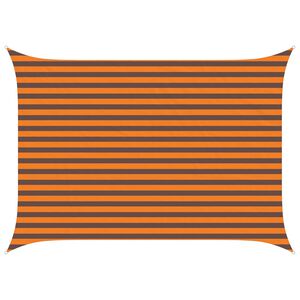 vidaXL Sonnensegel Orange und Braun 3,5 x 2,5 m 100 % Polyester Oxford