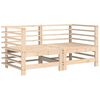 vidaXL Ecksofas mit Kissen 2 Stk. Massivholz Kiefer