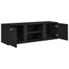 vidaXL TV-Schrank Schwarze Eiche 120x34x37 cm Holzwerkstoff