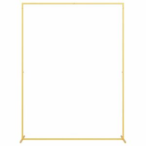 vidaXL Hochzeitsbogen Gold 150 x 49,5 x 200 cm Stahl