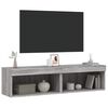 vidaXL TV-Schr&auml;nke mit LED-Leuchten 2 Stk. Grau Sonoma 60x30x30 cm