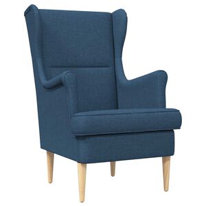 vidaXL Sessel Blau Stoff