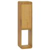 vidaXL Wand-Badschrank 25x25x100 cm Massivholz Teak
