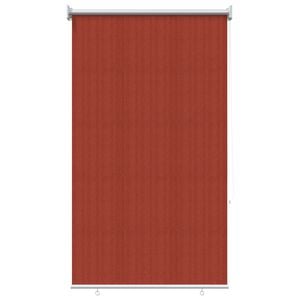 vidaXL Au&szlig;enrollo 90% UV-Block Terrakotta 100 x 230 cm HDPE