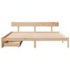 vidaXL Massivholzbett ohne Matratze 200x200 cm Kiefer