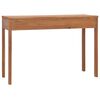 vidaXL Schreibtisch 110x40x75 cm Massivholz Teak