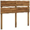 vidaXL Kopfteil mit Live Edge ROSTOCK Natur 140 cm Massivholz Akazie
