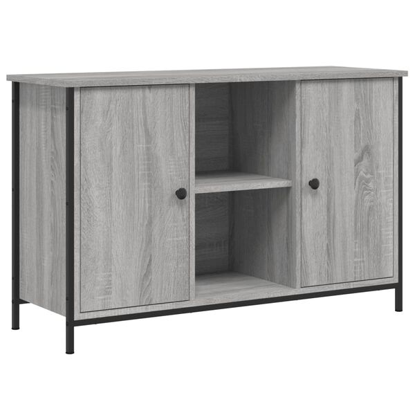 vidaXL TV-Schrank Grau Sonoma-Eiche 100x35x65 cm Holzwerkstoff