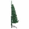 vidaXL Eckiger k&uuml;nstlicher Weihnachtsbaum Gr&uuml;n 150 cm PVC und Metall
