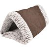 FLAMINGO 2-in-1 Katzenschlafplatz Snoozzy Dreieckig 32x55x23 cm
