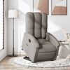 vidaXL Relaxsessel mit Aufstehhilfe Elektrisch Taupe Stoff