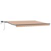 vidaXL Ausziehbare Markise Mehrfarbig 400 x 350 cm Stoff und Aluminium