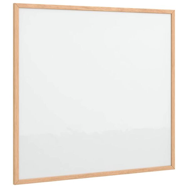 vidaXL Magnetisches Whiteboard mit Rahmen aus massivem Kiefernholz 60 x 55 cm