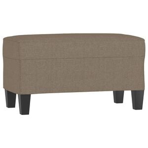 vidaXL Sitzbank Taupe 70x35x41 cm Stoff