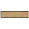 vidaXL Bereichsteppich Grau 60 x 250 cm Jute