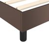vidaXL Boxspringbettgestell Braun 180x200 cm Kunstleder