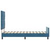 vidaXL Boxspringbett mit Kopfteil Dunkelblau 80 x 200 cm Samt