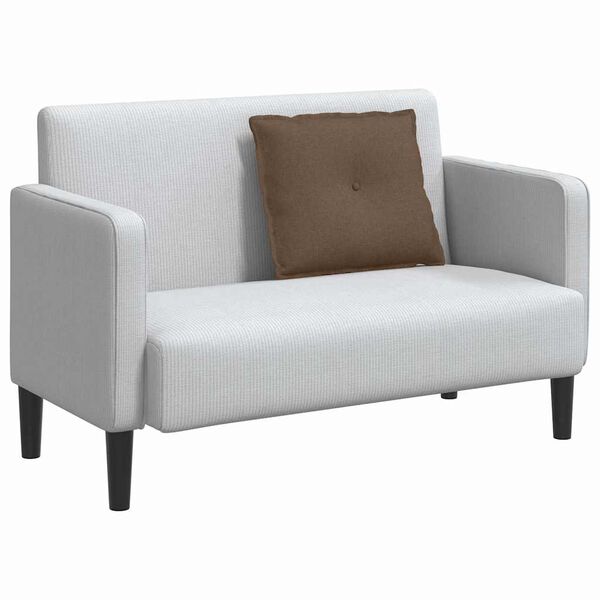 vidaXL R&uuml;ckenkissen Braun 60 x 19 x 50 cm Stoff