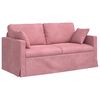 vidaXL Sofa 2 pcs Rosa Gesamtabmessungen: 158 x 78 x 80 cm (B x T x H)