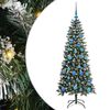 vidaXL K&uuml;nstlicher Weihnachtsbaum Gr&uuml;n 150 cm PVC, Plastik und Stahl