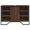 vidaXL Waschbeckenunterschrank Braun Eichen-Optik 91x35x60 cm