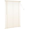 vidaXL Venetianer Jalousie Hellbraun mit Muster 150 x 70 cm PVC
