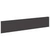 vidaXL Rasenkante 10 stk. 100 x 22 cm Stahl Schwarz